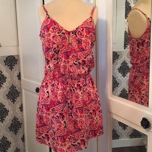 Hot Pink Paisley Sun Dress